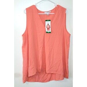 Fever Ladies' Sleeveless Tunic Peachy Pink XL